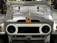 1966 Toyota Land Cruiser FJ40 white FJ40-43596