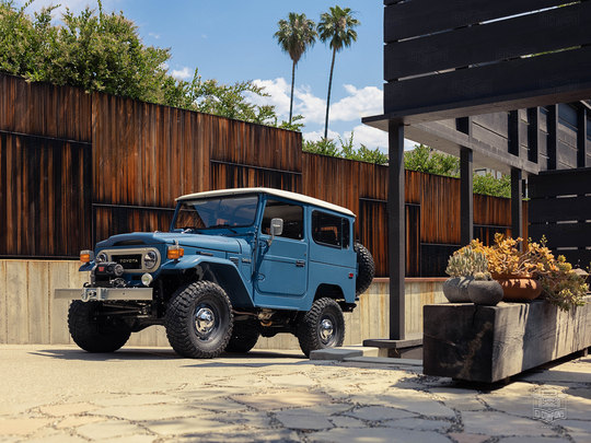 1981 G40 Cadet Blue Outdoors - FJ40 107555