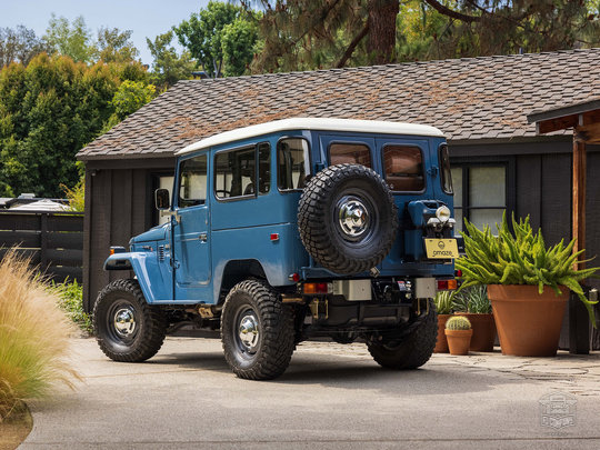 1981 G40 Cadet Blue Outdoors - FJ40 107555