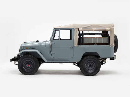 The FJ Company 1971 FJ43 22523 Heath Gray LWA-882