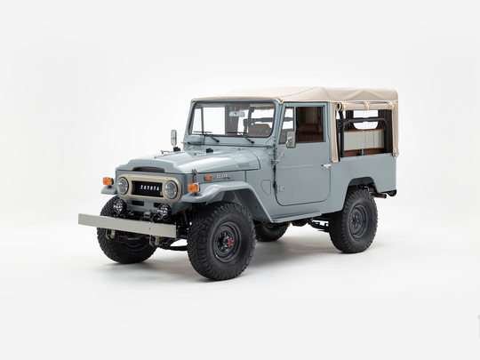 The FJ Company 1971 FJ43 22523 Heath Gray LWA-882