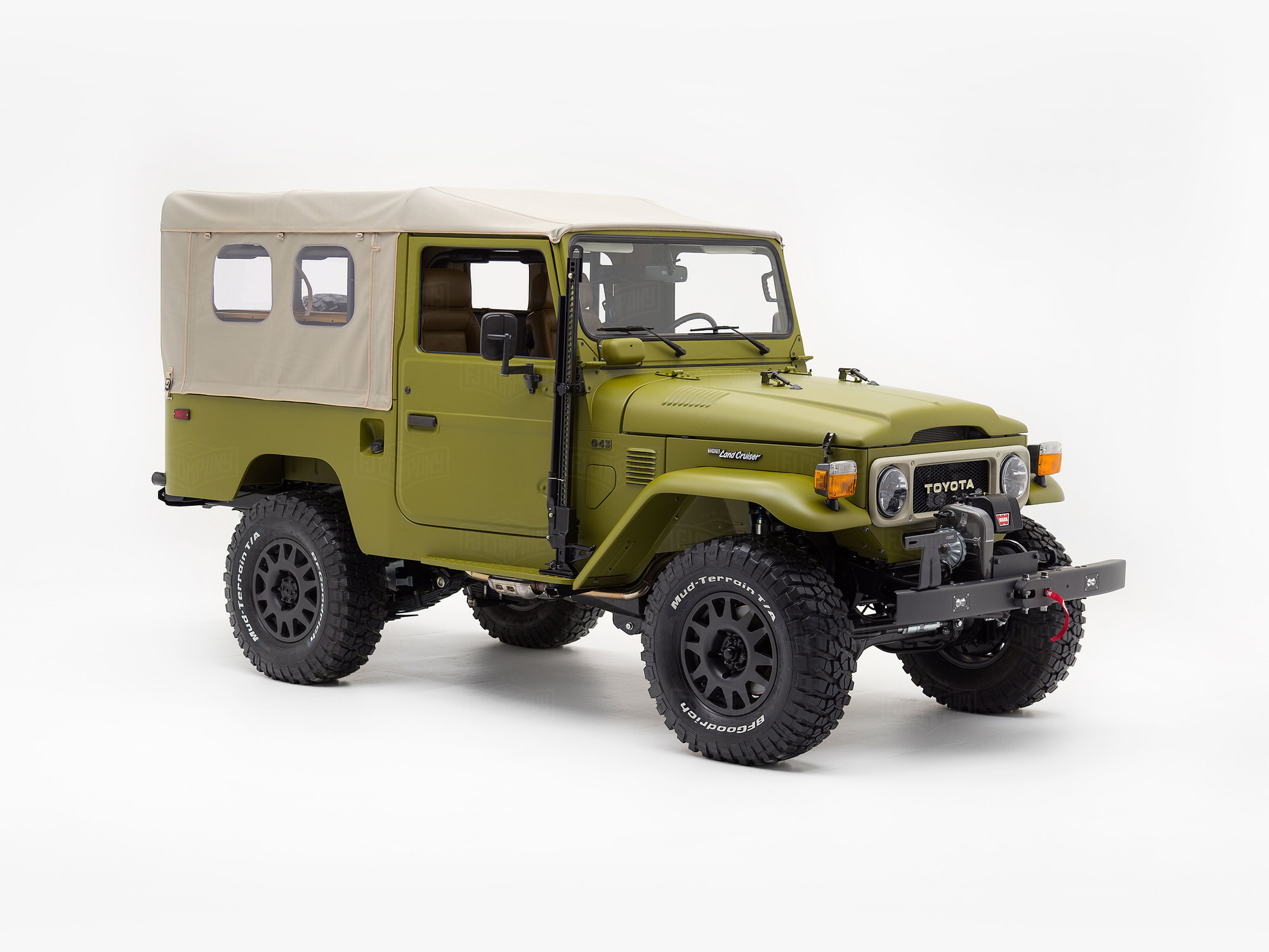 The FJ Company Land Cruiser 1971 FJ43-22212 Matte Olive