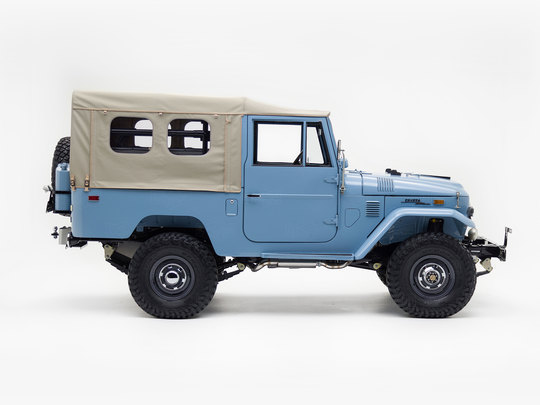 The FJ Company Toyota Land Cruise 1973 FJ43-27496 Capri Blue