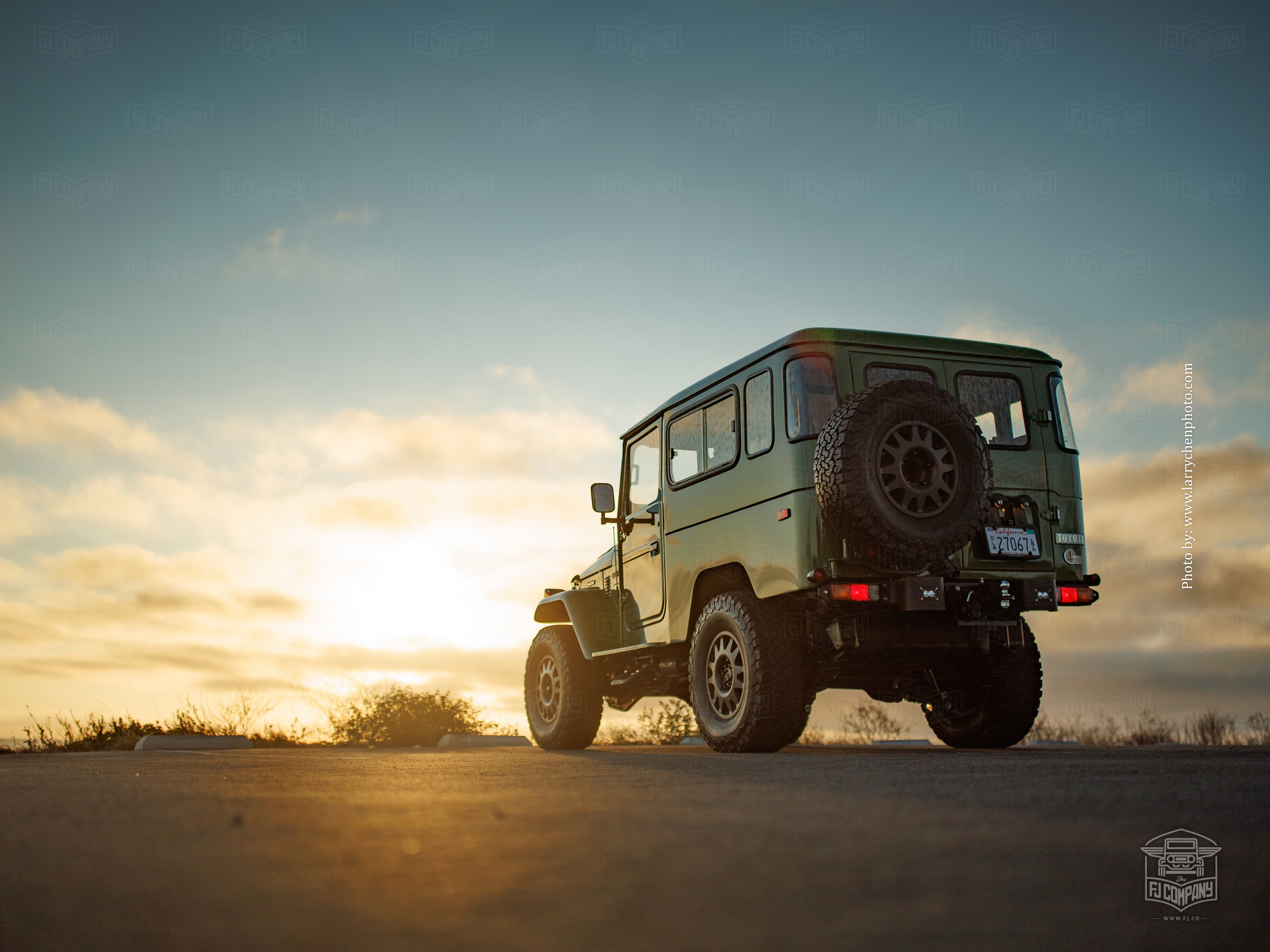 The FJ Company 1974 FJ43-28788 Green - Outdoors By Larry Chen