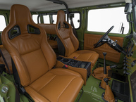 The FJ Company 1974 G43-S Signature FJ43 28788 Green - Studio Interior Topaz Leather