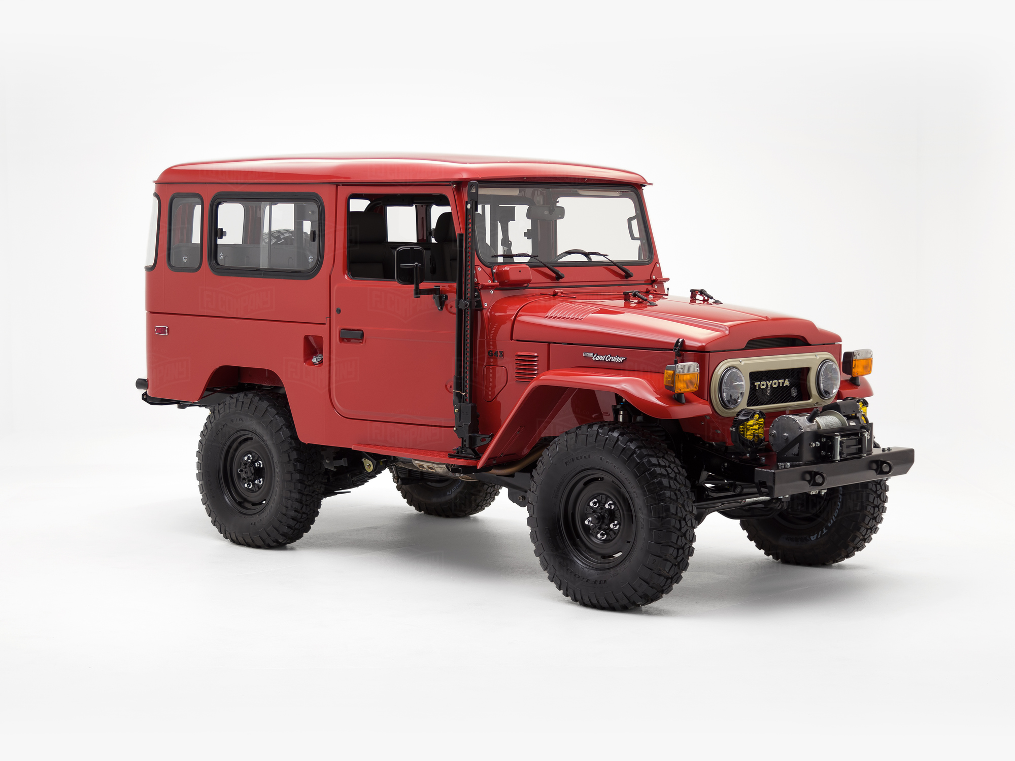 The FJ Company 1976 FJ43 42370 Freeborn Red - Studio