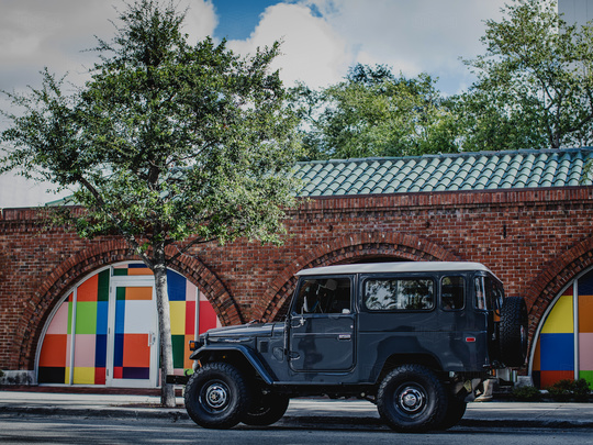 The FJ Company 1978 FJ43 52930 Slate Gray - Outdoors