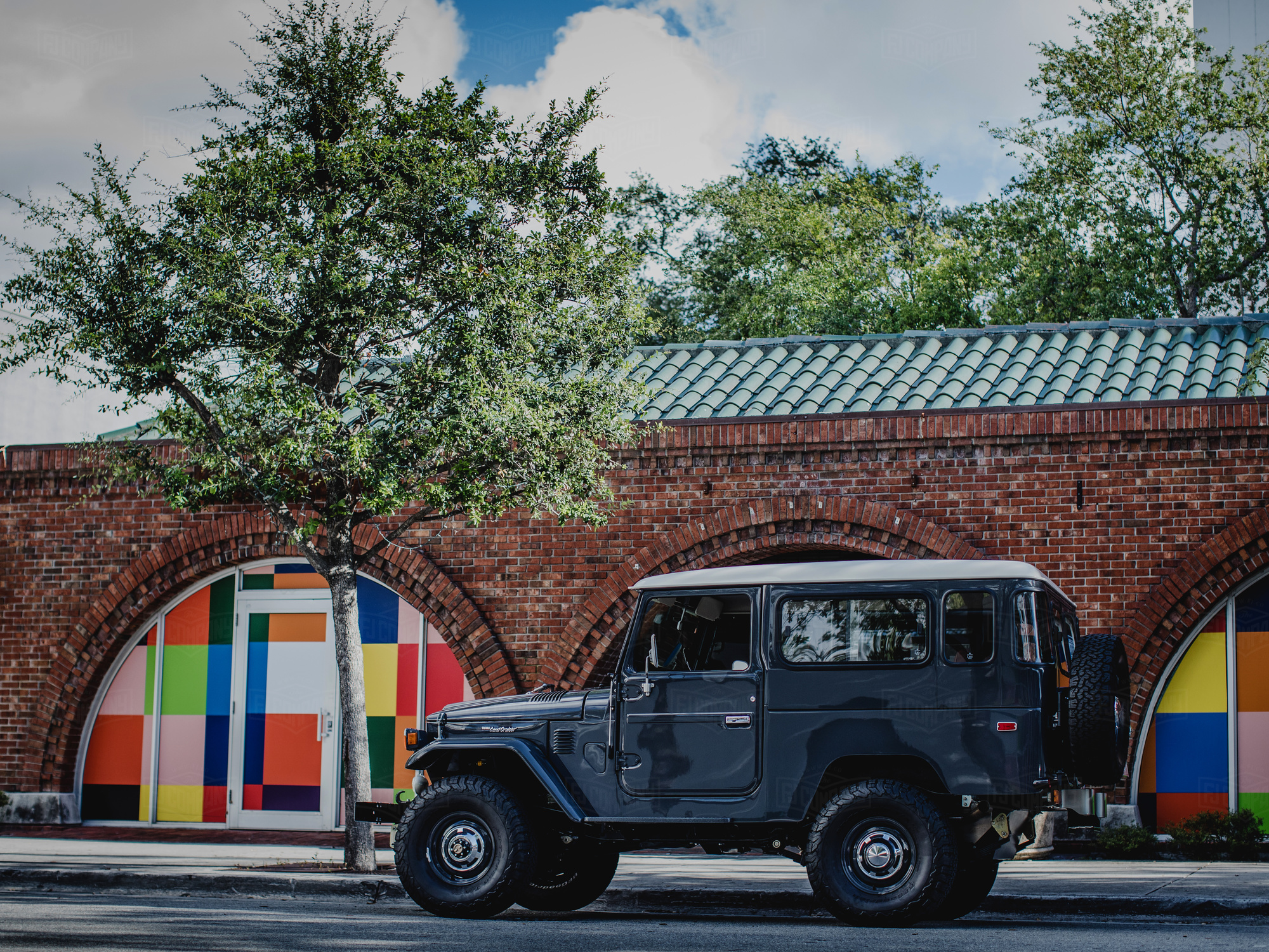 The FJ Company 1978 FJ43 52930 Slate Gray - Outdoors