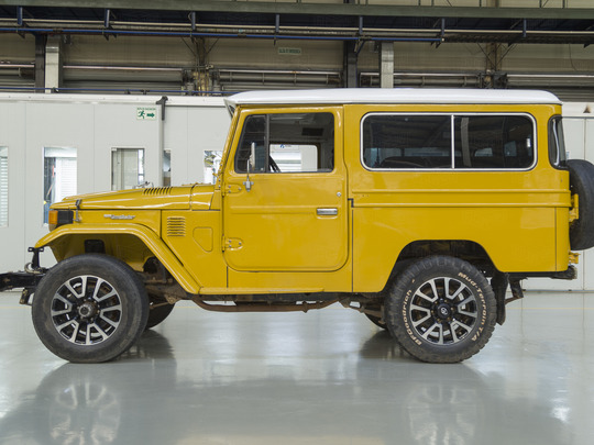 The FJ Company - 1979 Toyota Land Cruiser FJ43 60046 Yellow - Before Restoration