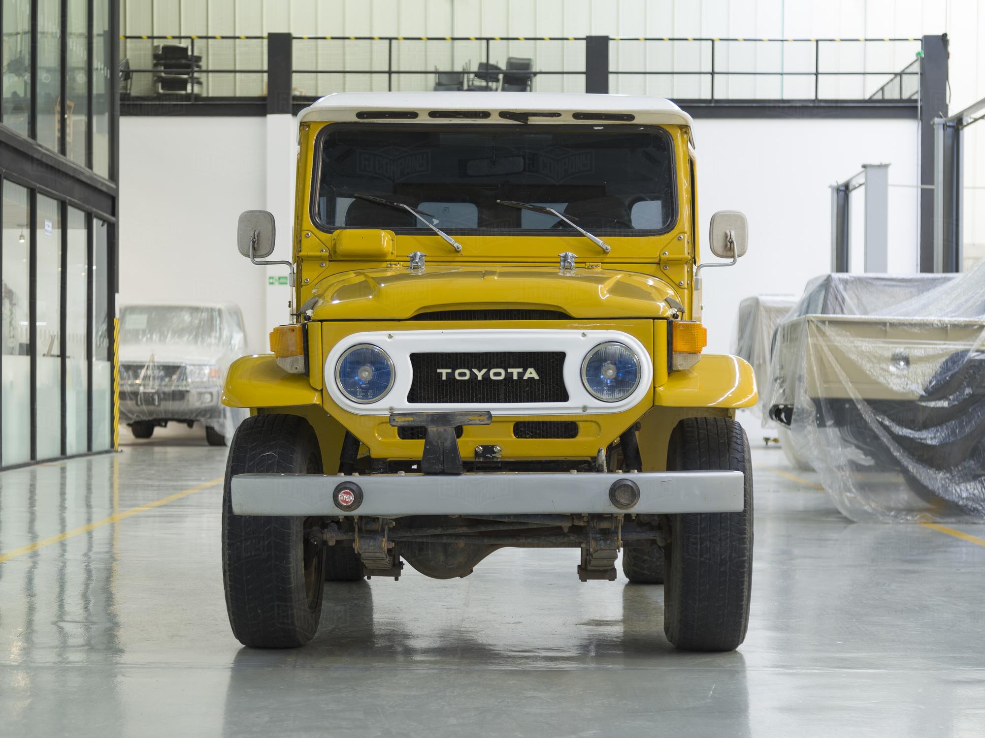 The FJ Company - 1979 Toyota Land Cruiser FJ43 60046 Yellow - Before Restoration