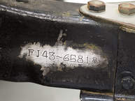 1980 Toyota Land Cruiser FJ43-65818 Blanco Hueso