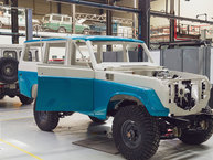 The FJ Company Toyota Land Cruiser 1980 FJ55-120563 Capri Blue White