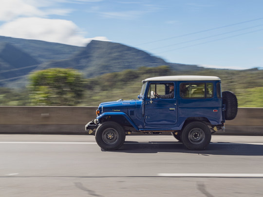 The FJ Company - 1982 FJ40 356568 Medium Blue - Outdoors Test