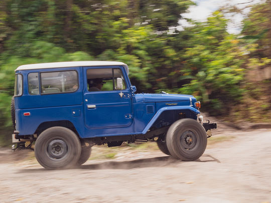 The FJ Company - 1982 FJ40 356568 Medium Blue - Outdoors Test