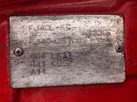 1982 Toyota Land Cruiser FJ40 Red FJ40-357089