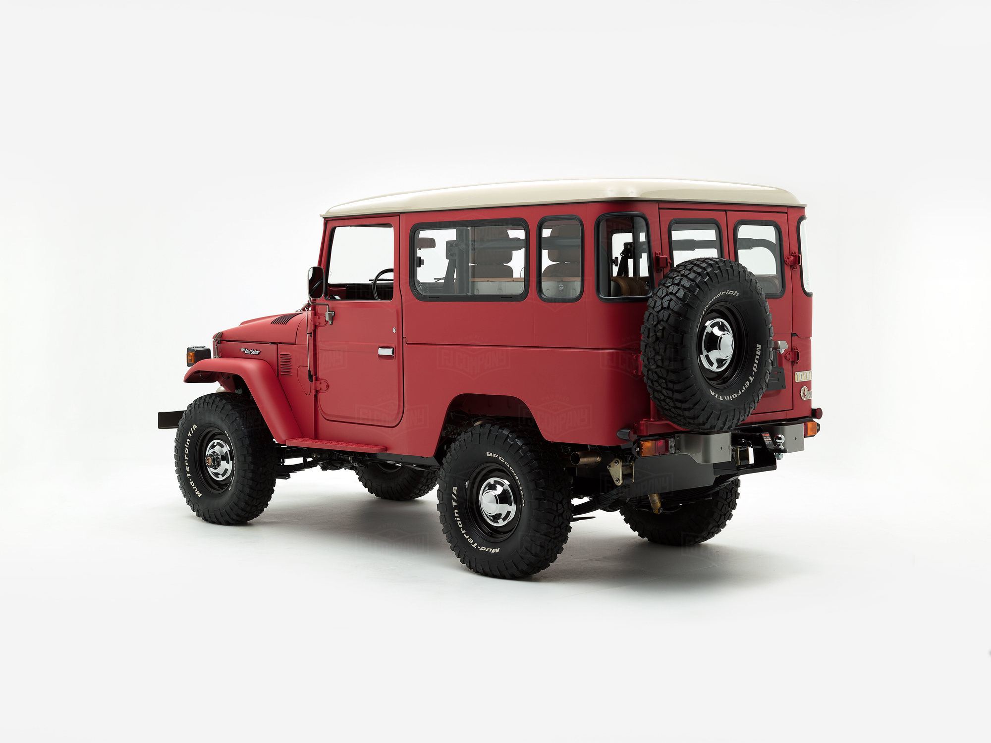The FJ Company Toyota Land Cruiser 1982 FJ43-104369 Matte Freeborn Red