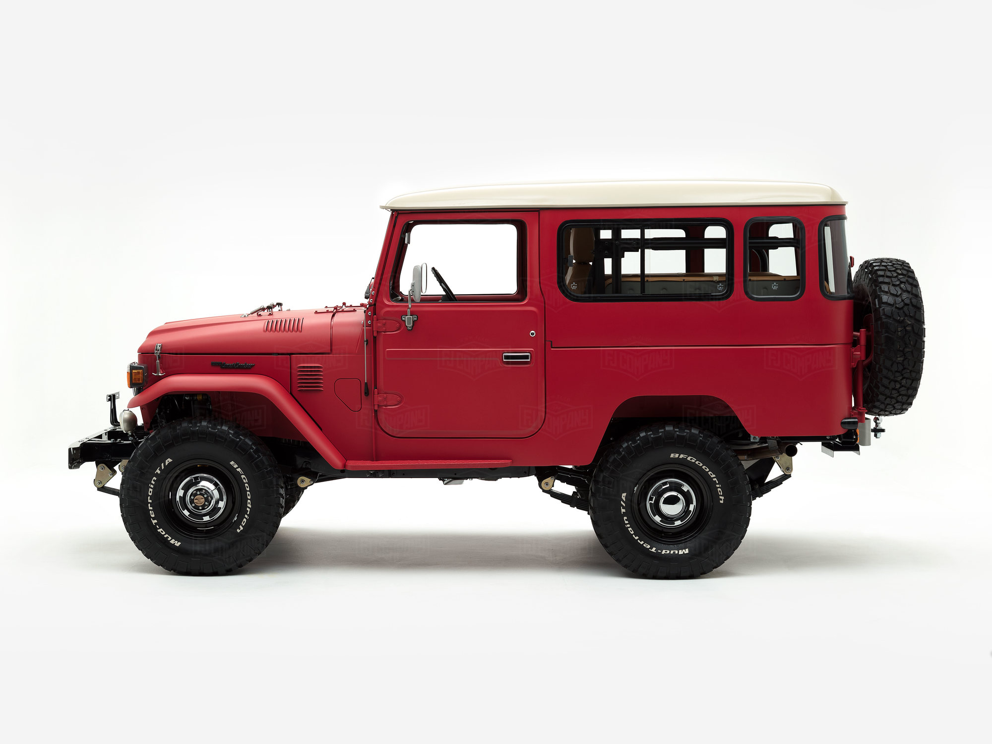 The FJ Company Toyota Land Cruiser 1982 FJ43-104369 Matte Freeborn Red