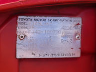 1982 Toyota Land Cruiser FJ43  Red FJ43 109790