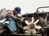 The FJ Company Toyota Land Cruiser 1982 FJ43-108232 Cadet Blue