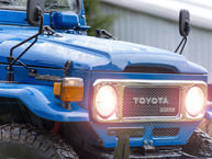 1983 Toyota Land Cruiser BJ46 Medium Blue BJ46-000660 Off Road Before Restoration