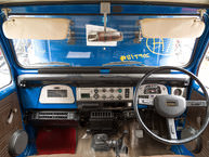 1983 Toyota Land Cruiser BJ46 Medium Blue BJ46-000660 Before Restoration