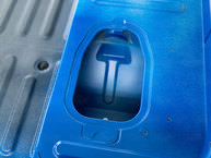 1983 Toyota Land Cruiser BJ46 Medium Blue BJ46-000660 Before Restoration