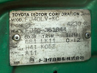 1983 Toyota Land Cruiser FJ40 Green FJ40 361844 
