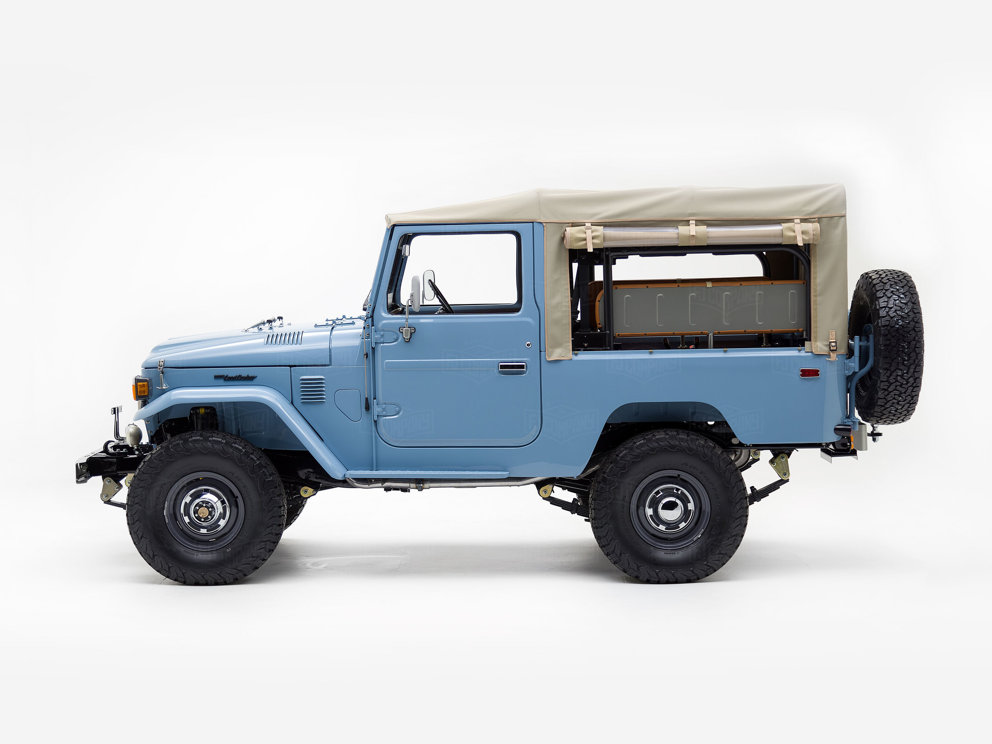 The FJ Company Toyota Land Cruiser 1983 FJ43-112471 Capri Blue