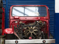 1983 FJ43 110860 Freeborn Red