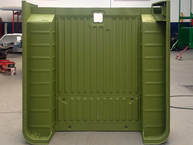 1983 FJ43 110860 Freeborn Red