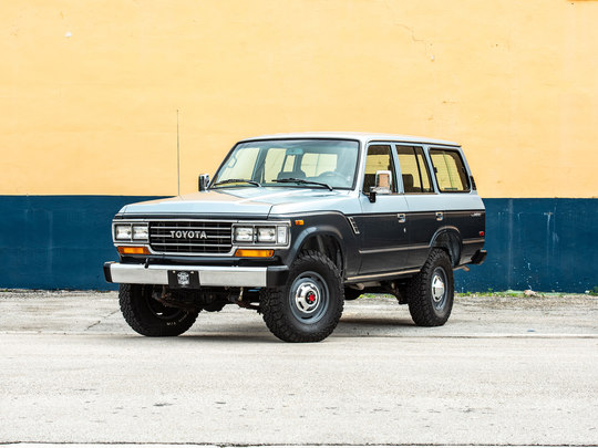 The FJ Company - 1988 Toyota Land Cruiser FJ62 G8J0088791 Blue - Silver - Outdoors