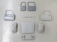 The FJ Company 1992 FJ45HZJ75 Land Cruiser White 0008063