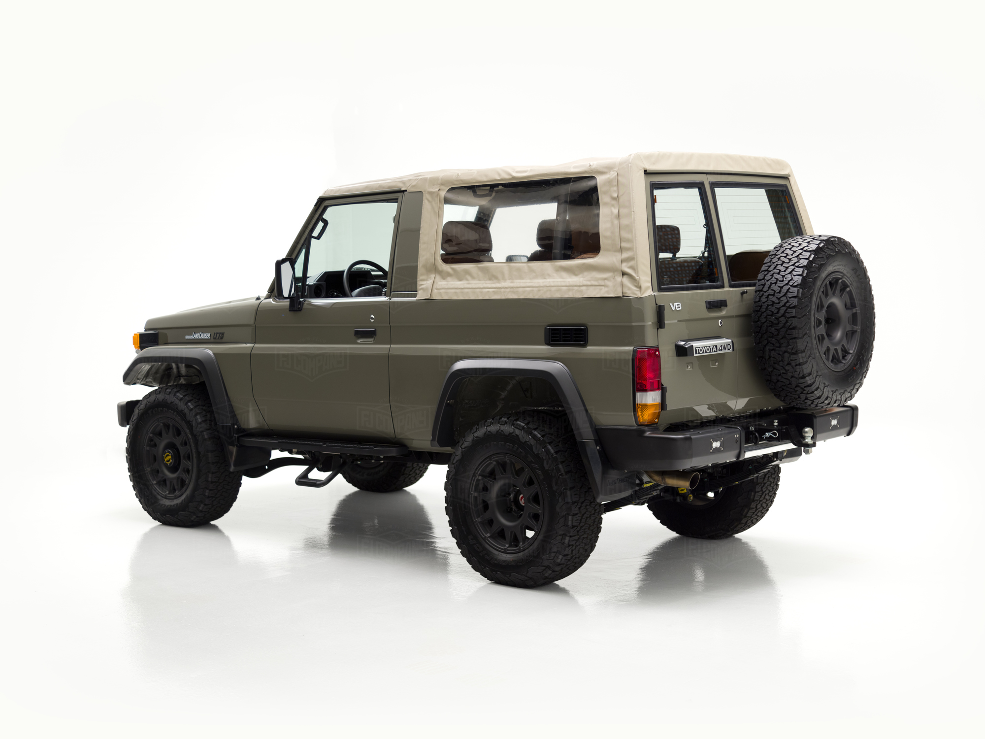 The FJ Company - 1994 LT79 V8 Automatic FZJ73 0003334 Emerald Green - Studio
