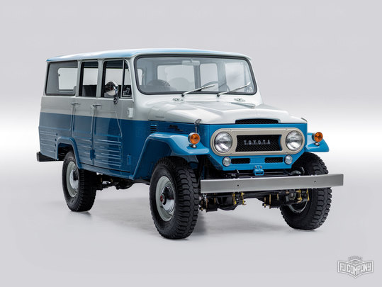 1967 Toyota Land Cruiser FJ45LV Sky Blue White