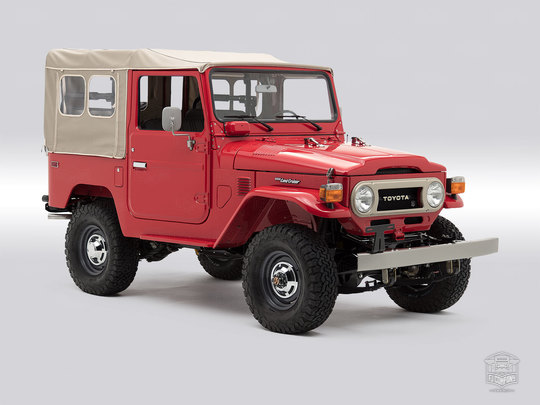 1976 Toyota Land Cruiser FJ40 Freeborn Red 
