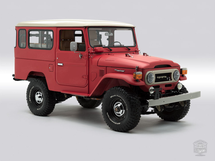 1982 FJ43 104369 Freeborn Red