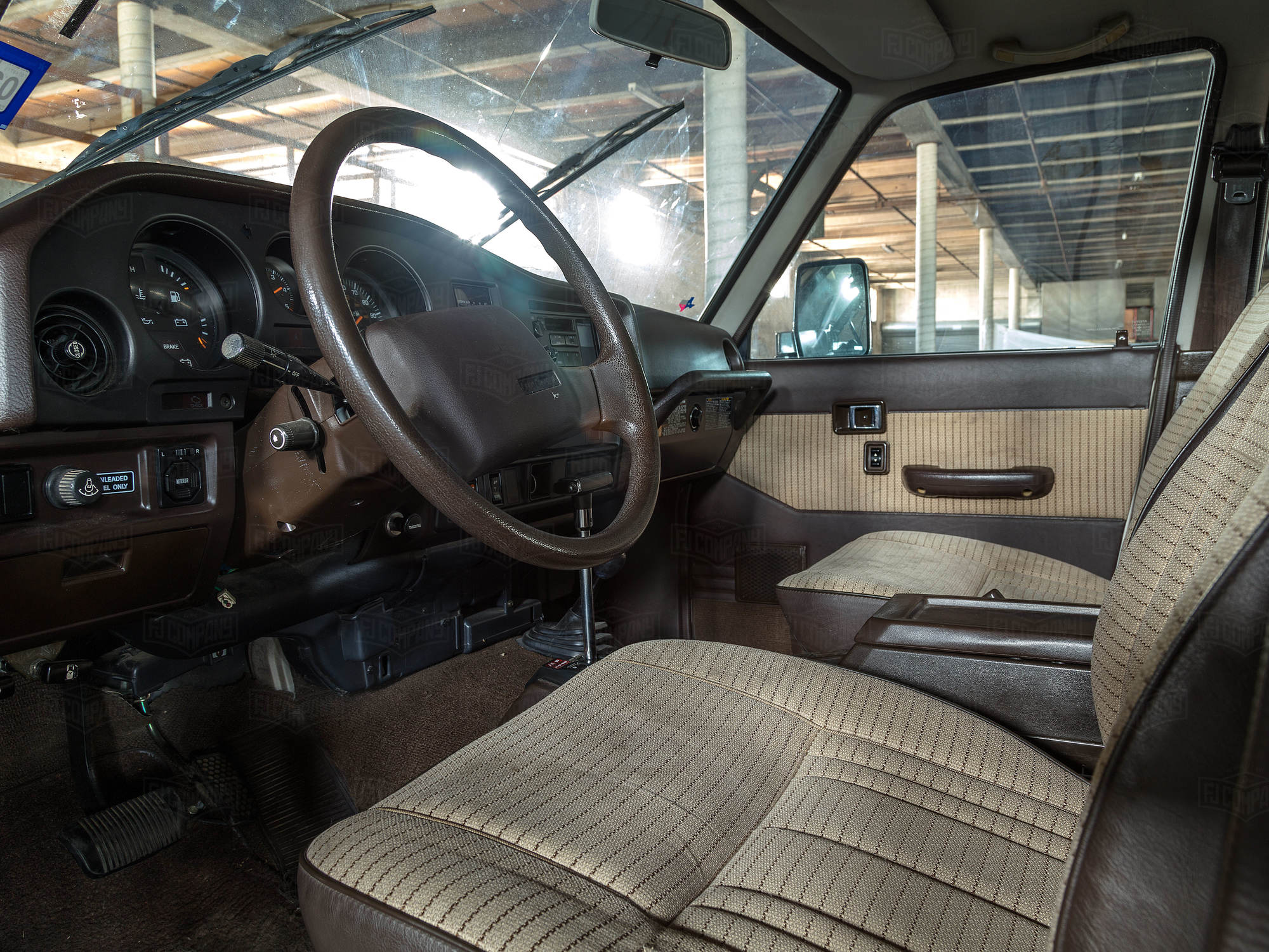 интерьер toyota land cruiser 80